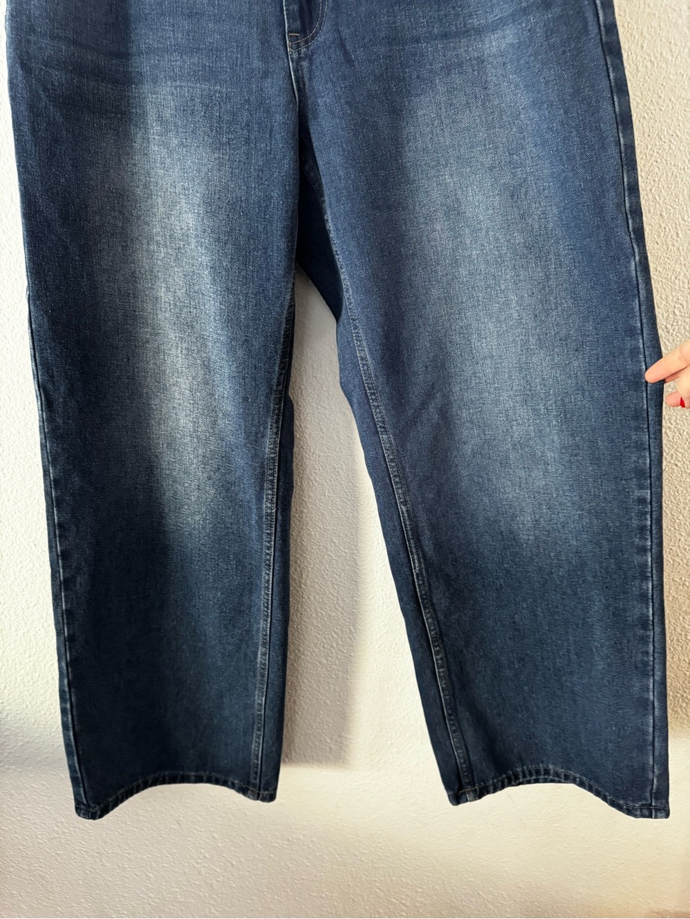 Y2K Grunge Retro Streetwear Baggy Wide Leg Denim Jean Pants XXL - Picture 4 of 16